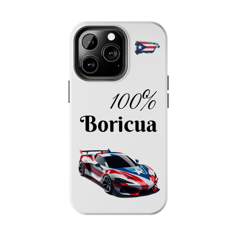 iPhone Tough Case - 100% Boricua - Puerto Rico Flag - Weeeepa!