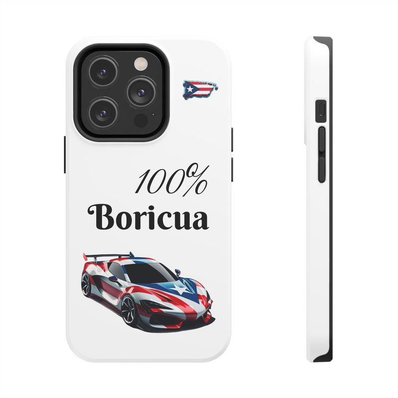 iPhone Tough Case - 100% Boricua - Puerto Rico Flag - Weeeepa!