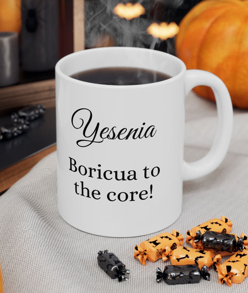 Personalized Puerto Rico Mug 11oz - Boricua to the Core