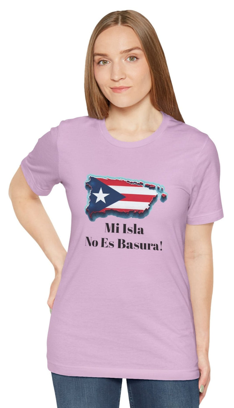 Puerto Rico Flag Unisex Tee - Mi Isla No Es Basura!