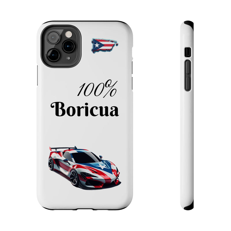 iPhone Tough Case - 100% Boricua - Puerto Rico Flag - Weeeepa!