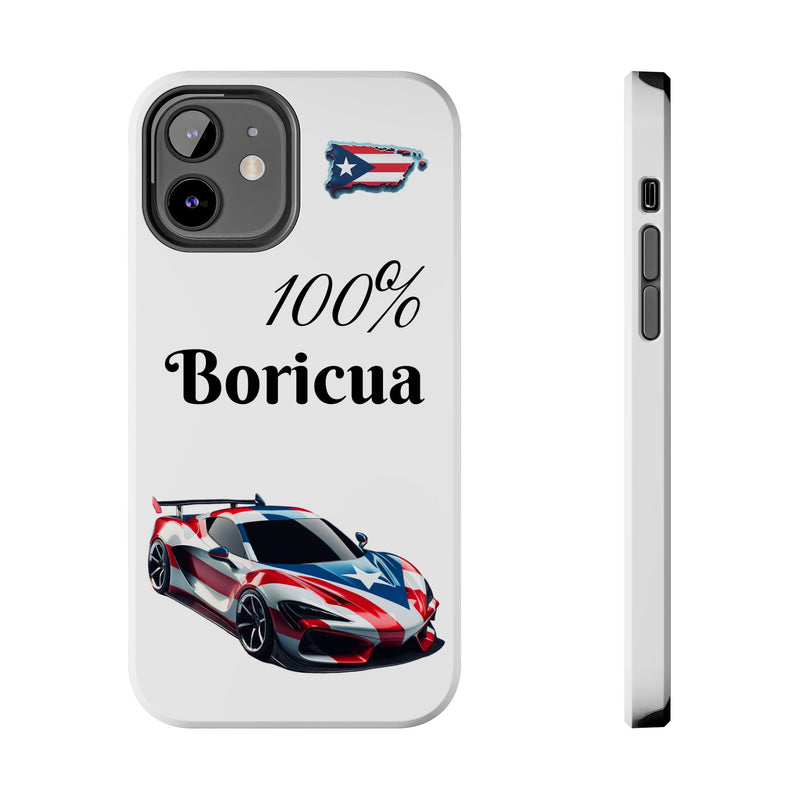 iPhone Tough Case - 100% Boricua - Puerto Rico Flag - Weeeepa!
