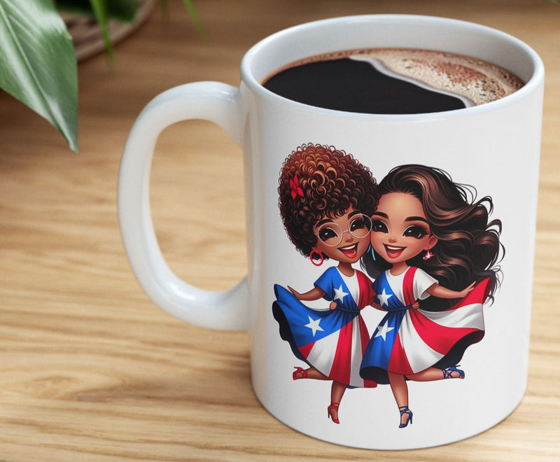 Latina Amiga Mug/Taza - La vida es mejor con una Hermana a tu lado.