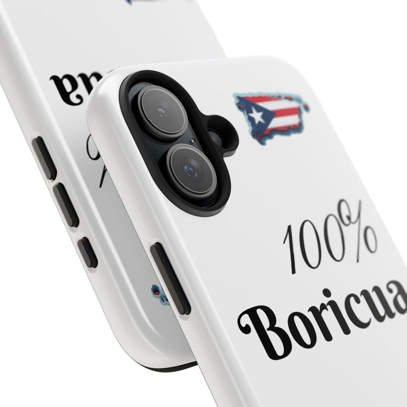 iPhone Tough Case - 100% Boricua - Puerto Rico Flag - Weeeepa!