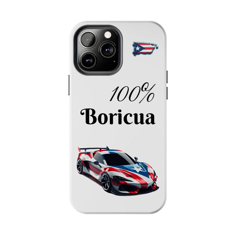 iPhone Tough Case - 100% Boricua - Puerto Rico Flag - Weeeepa!