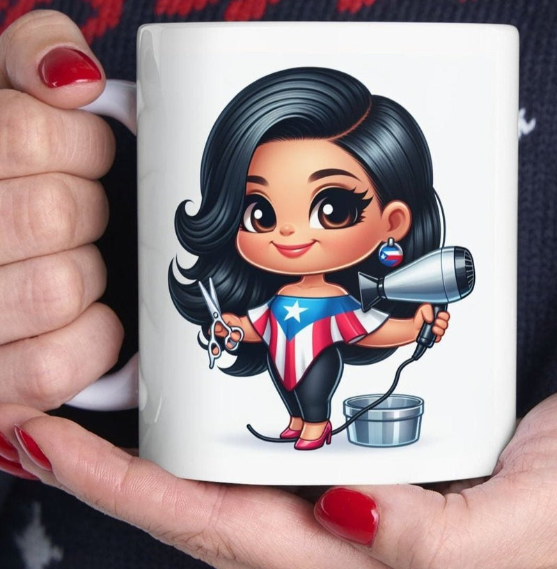 Latina Hair Stylist Mug