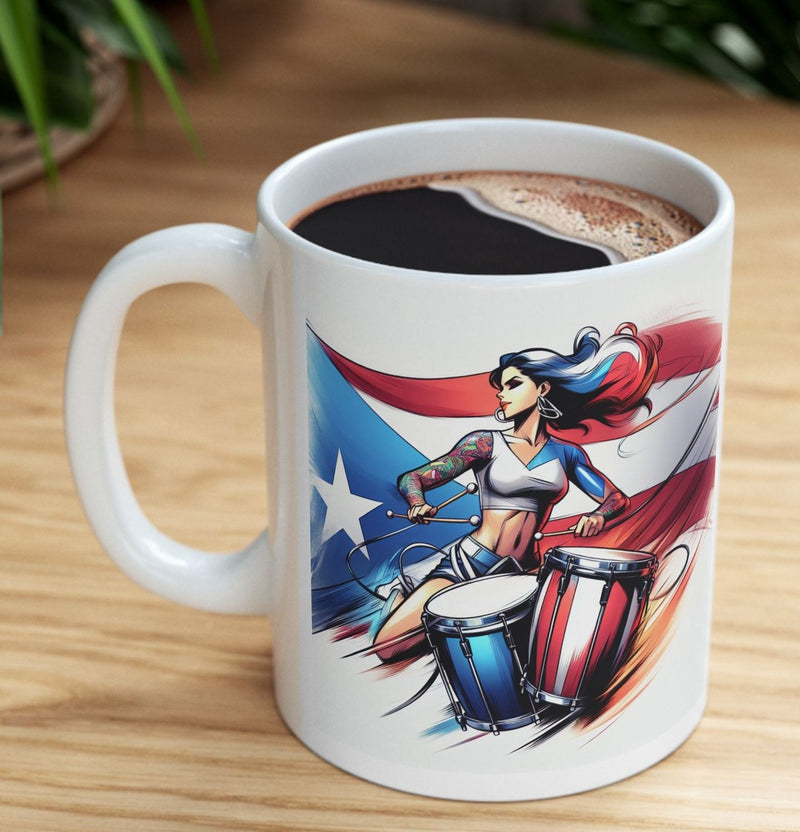Personalized Puerto Rico Mug 11oz - Boricua to the Core