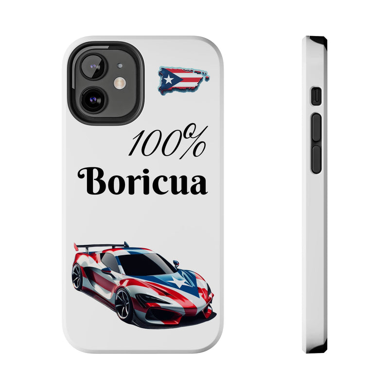 iPhone Tough Case - 100% Boricua - Puerto Rico Flag - Weeeepa!