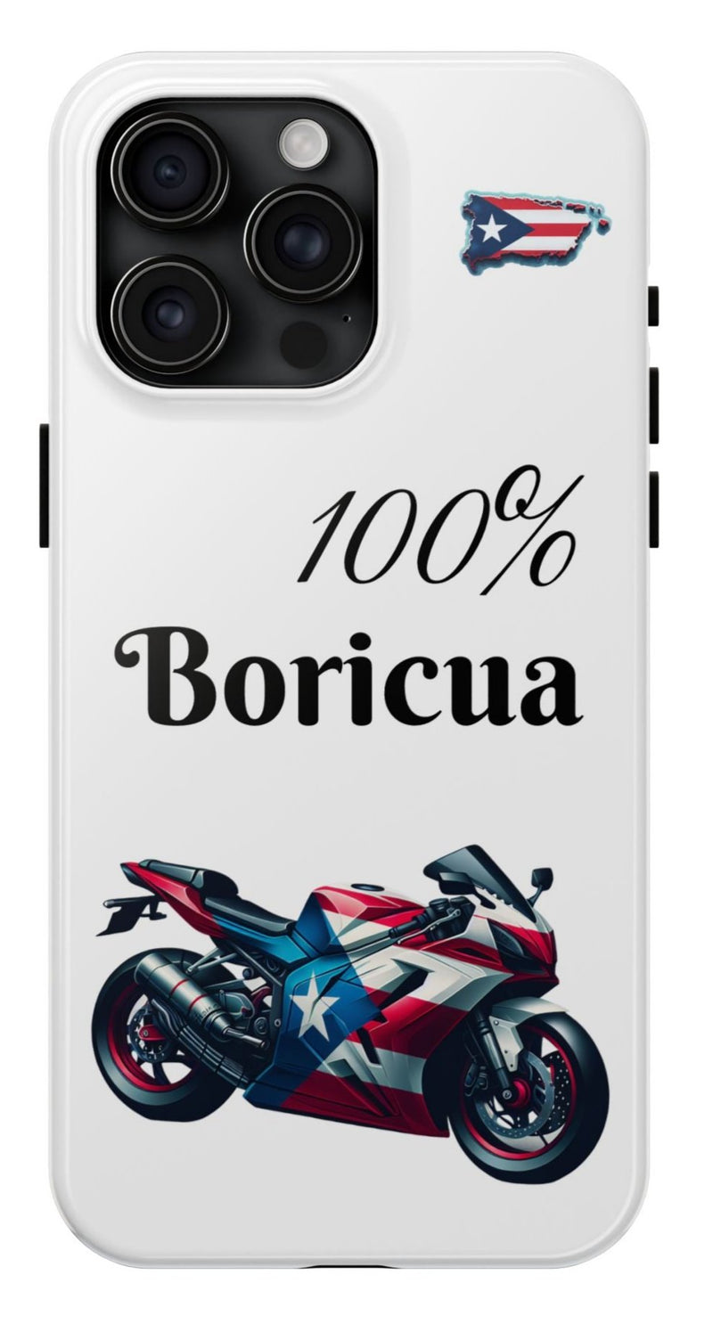 iPhone Tough Case - 100% Boricua - Puerto Rico Flag - Weeeepa!