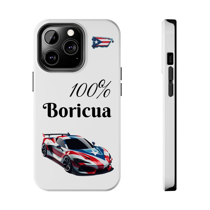 iPhone Tough Case - 100% Boricua - Puerto Rico Flag - Weeeepa!