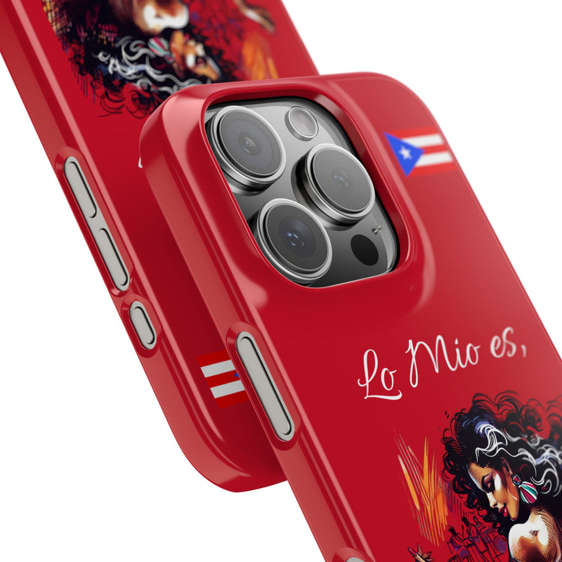 iPhone "Lo Mio Es Salsa'nama" Phone Case - Rico Flag π΅π·π₯ -Weeeepa!