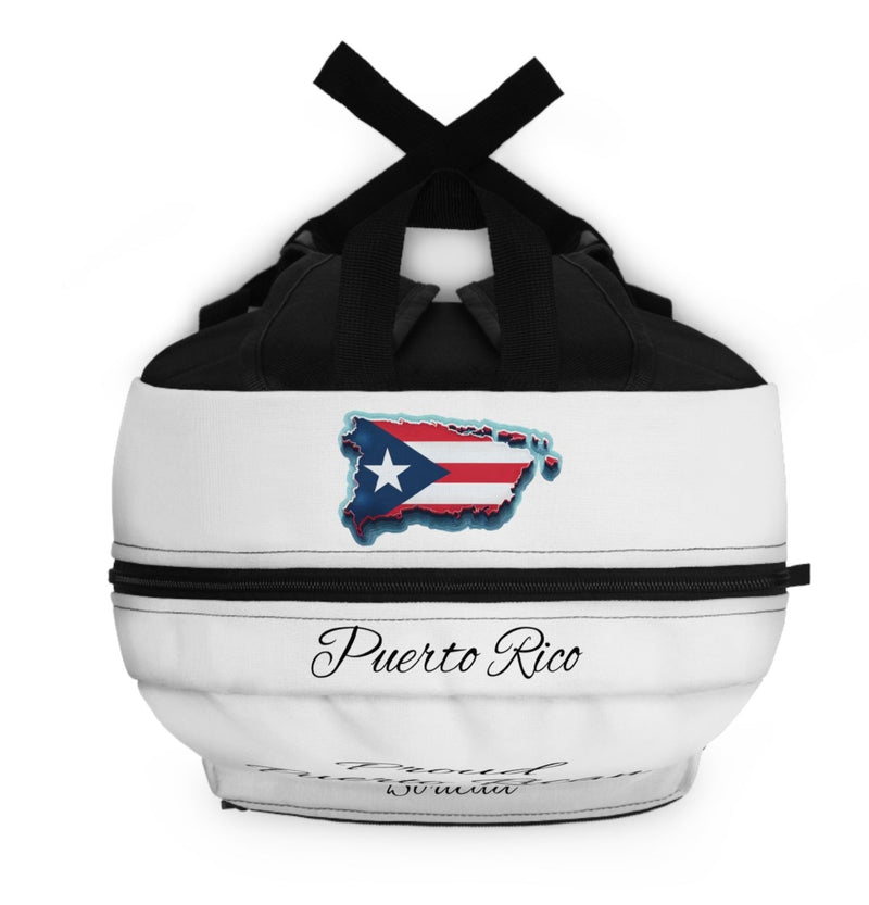 Proud 🇵🇷 Puerto Rican Backpack - Boricua, Latino, Latina, Borinquen, Soy Puertorriqueña/Puertorriqueño, Puerto Rico Flag, Orgullo Puertorriqueño