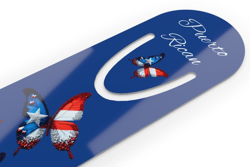 Puerto Rican Flag Butterfly Bookmark🇵🇷