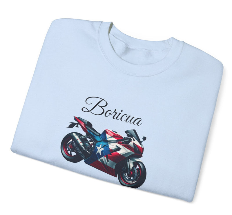 Boricua Puerto Rico Flag Motorcycle Sweatshirt