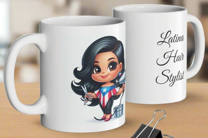 Latina Hair Stylist Mug