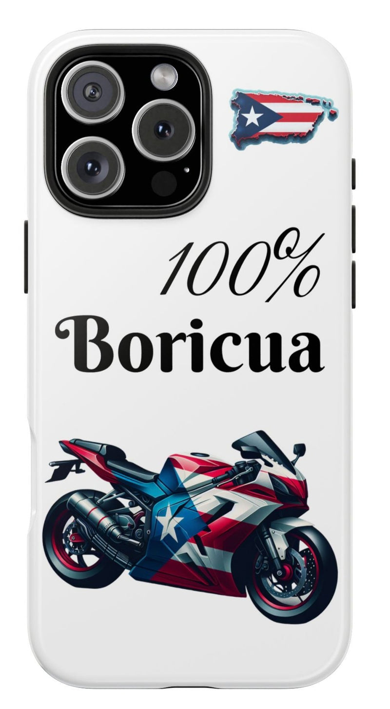 iPhone Tough Case - 100% Boricua - Puerto Rico Flag - Weeeepa!