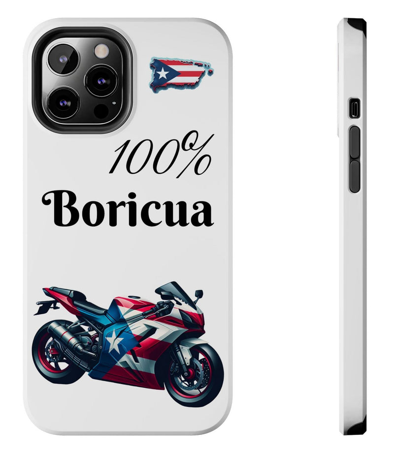 iPhone Tough Case - 100% Boricua - Puerto Rico Flag - Weeeepa!