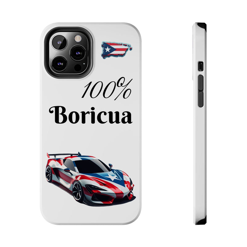 iPhone Tough Case - 100% Boricua - Puerto Rico Flag - Weeeepa!