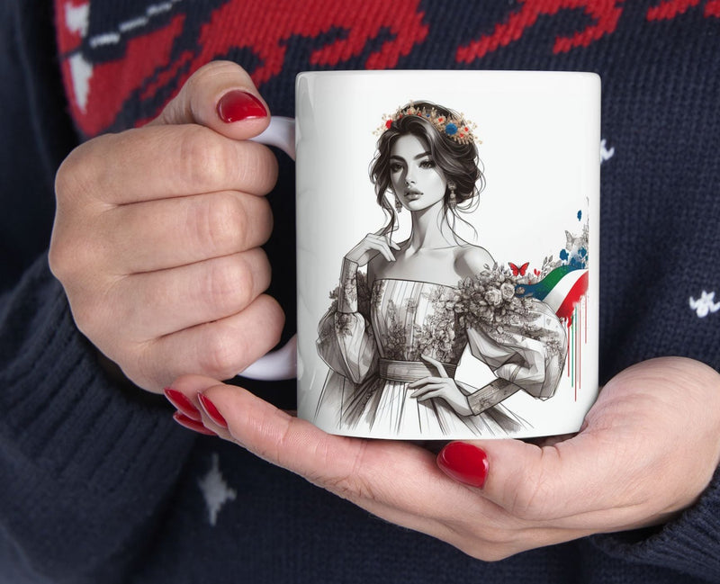 Beautiful Italian Princess Mug - 11oz