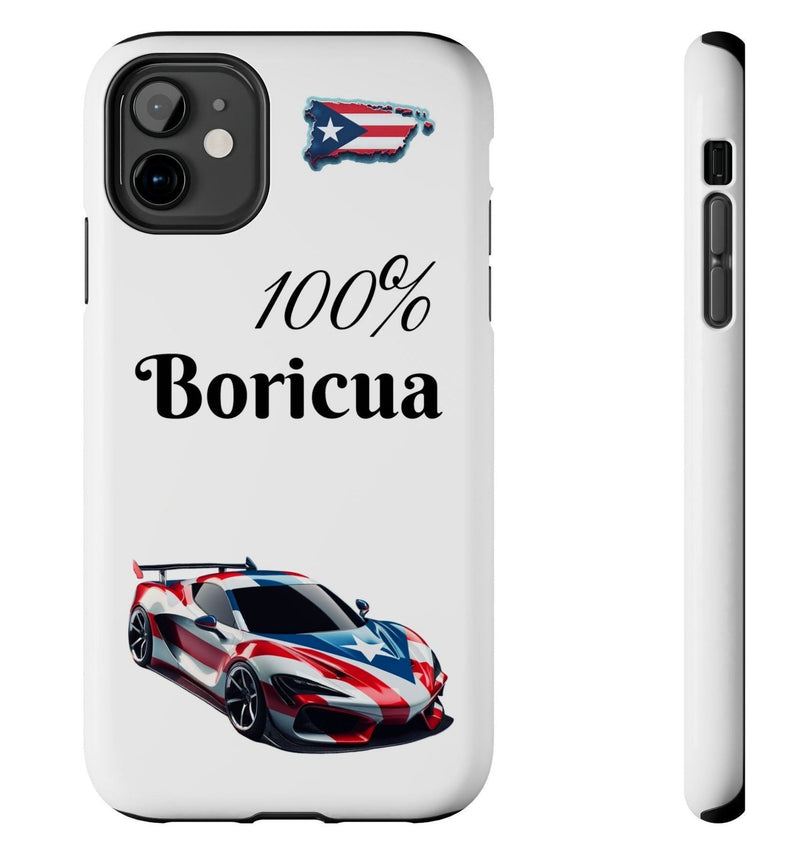 iPhone Tough Case - 100% Boricua - Puerto Rico Flag - Weeeepa!