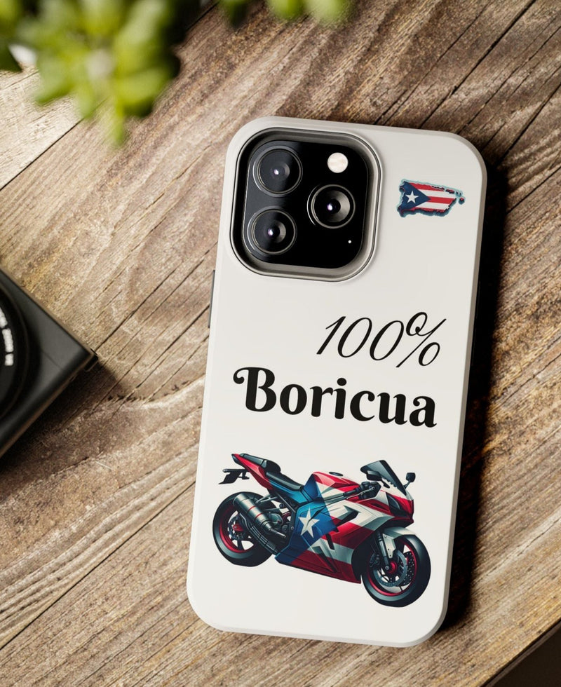 iPhone Tough Case - 100% Boricua - Puerto Rico Flag - Weeeepa!