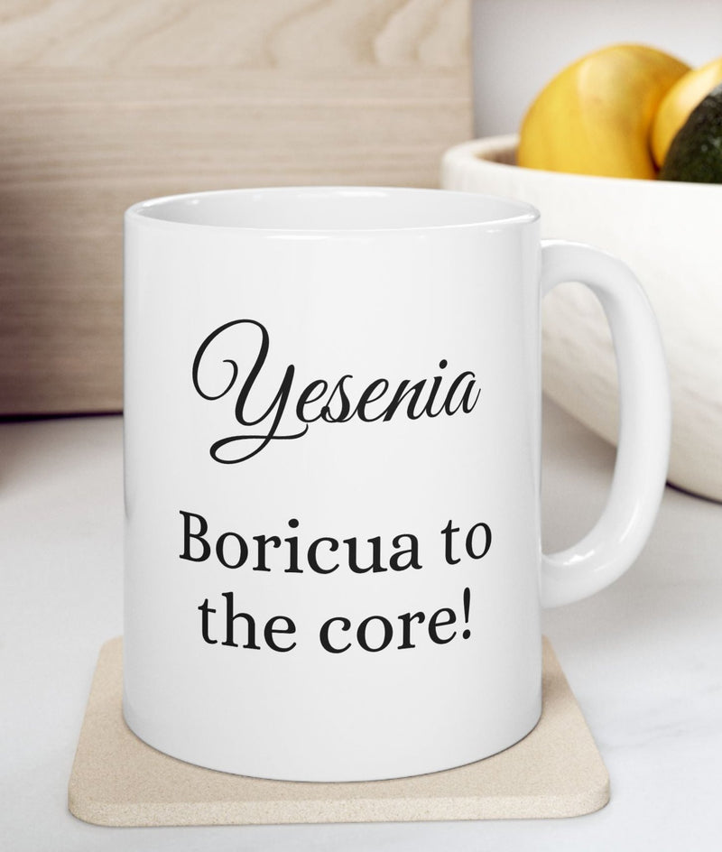 Personalized Puerto Rico Mug 11oz - Boricua to the Core