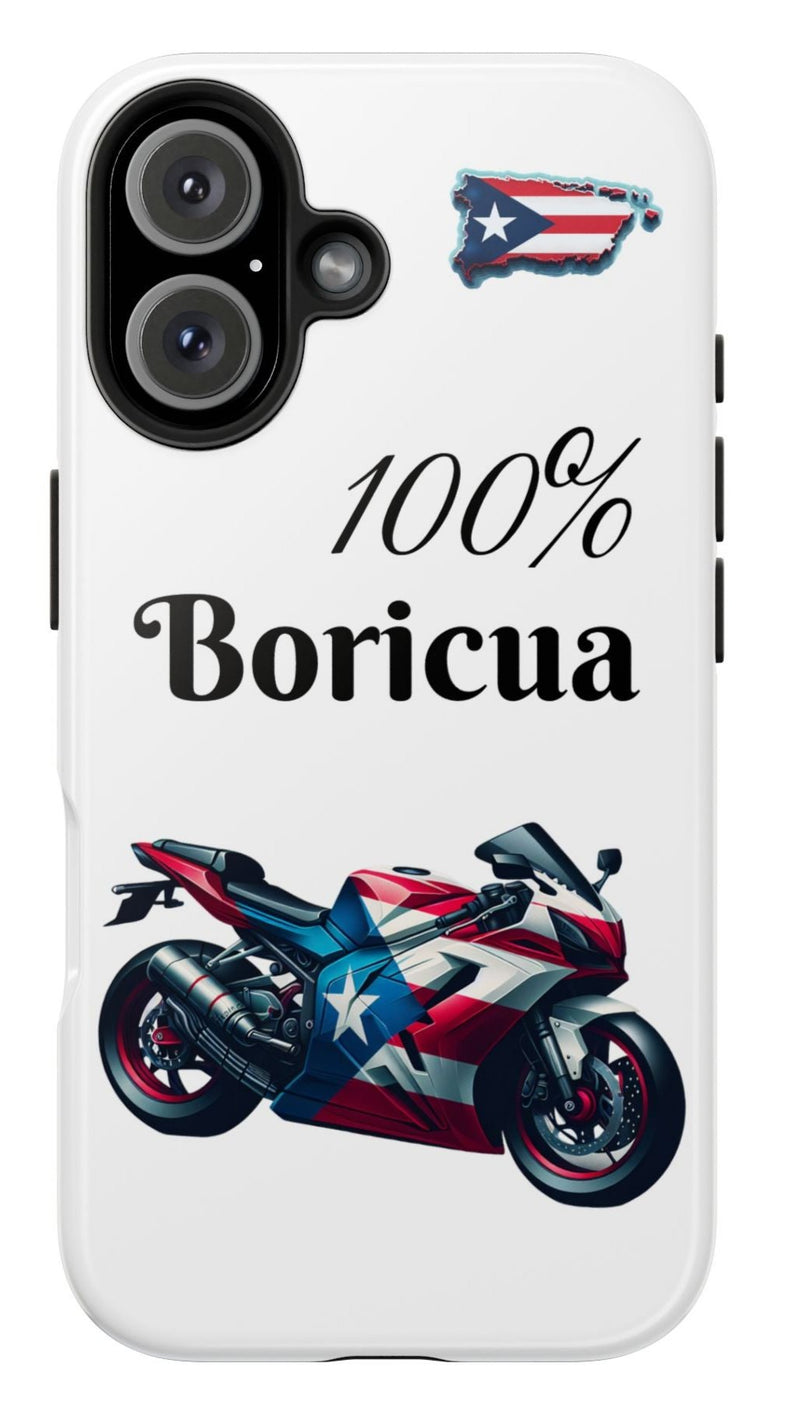 iPhone Tough Case - 100% Boricua - Puerto Rico Flag - Weeeepa!