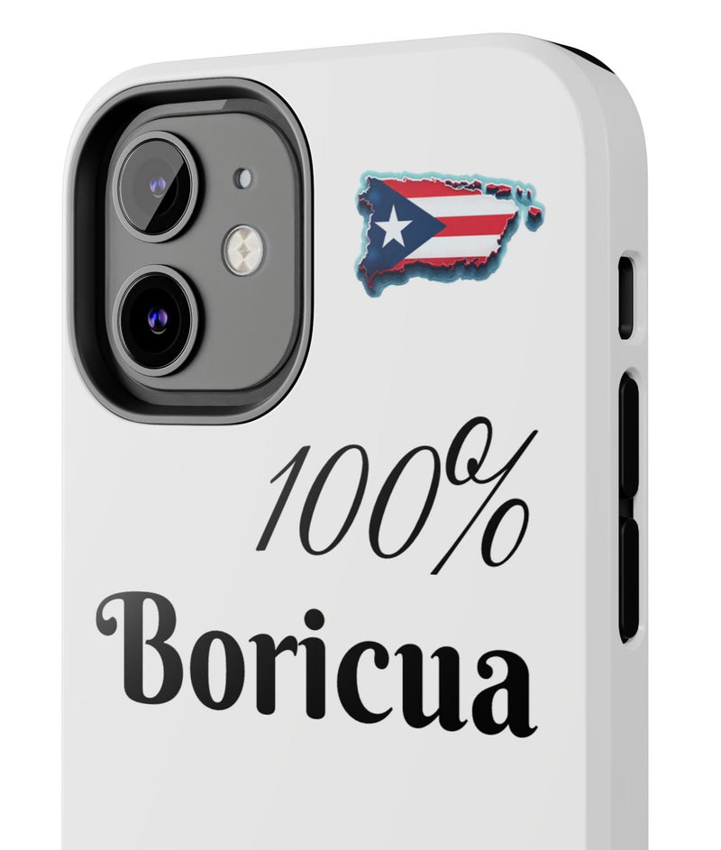 iPhone Tough Case - 100% Boricua - Puerto Rico Flag - Weeeepa!