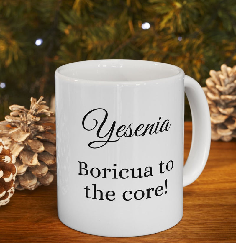 Personalized Puerto Rico Mug 11oz - Boricua to the Core
