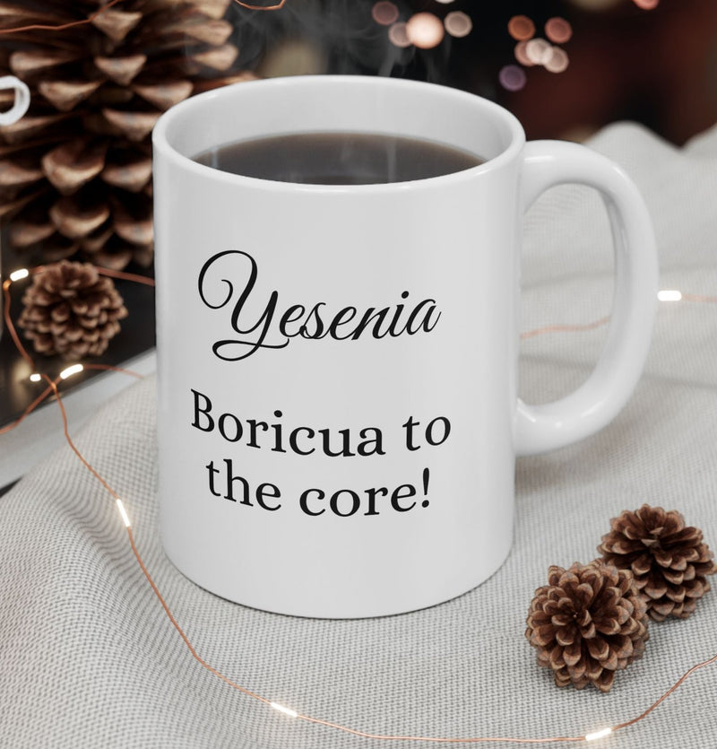 Personalized Puerto Rico Mug 11oz - Boricua to the Core