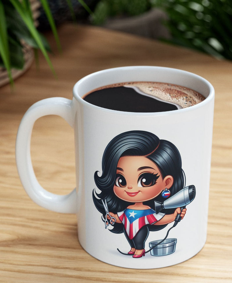 Latina Hair Stylist Mug