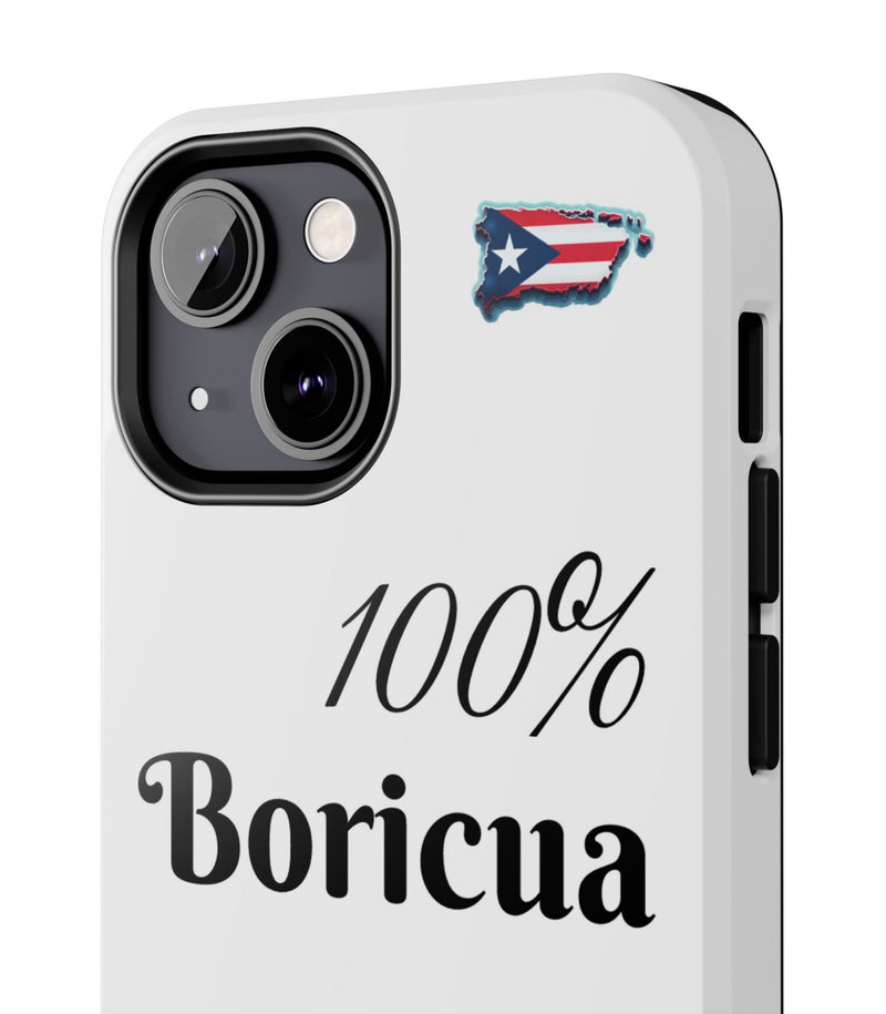 iPhone Tough Case - 100% Boricua - Puerto Rico Flag - Weeeepa!