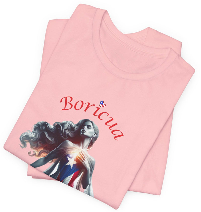 Boricua Jersey Short Sleeve Tee - Puerto Rico Flag, Latina, Borinquen, Soy Puertorriqueña, Orgullosa Boricua