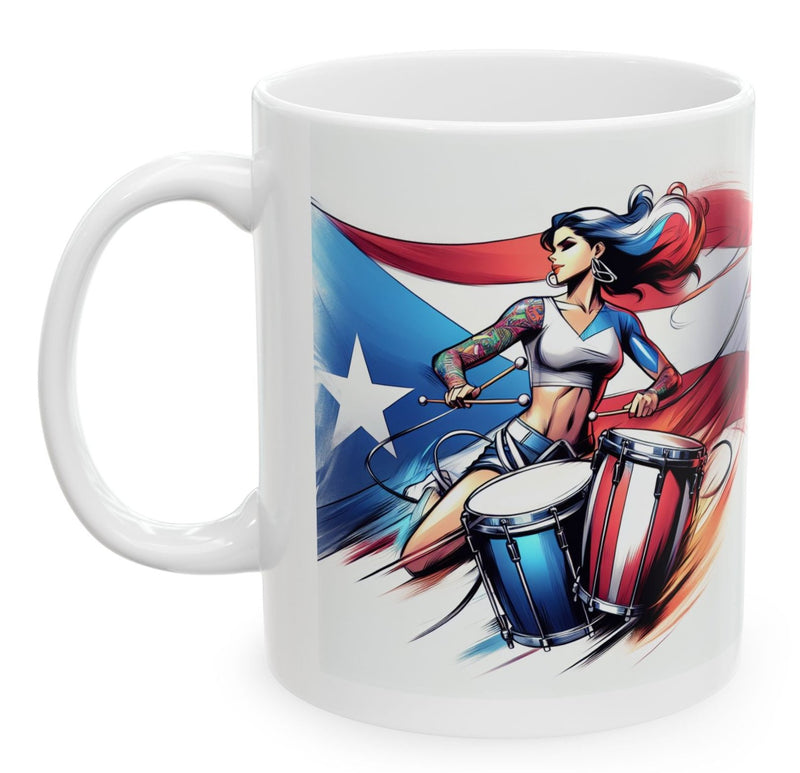 Personalized Puerto Rico Mug 11oz - Boricua to the Core