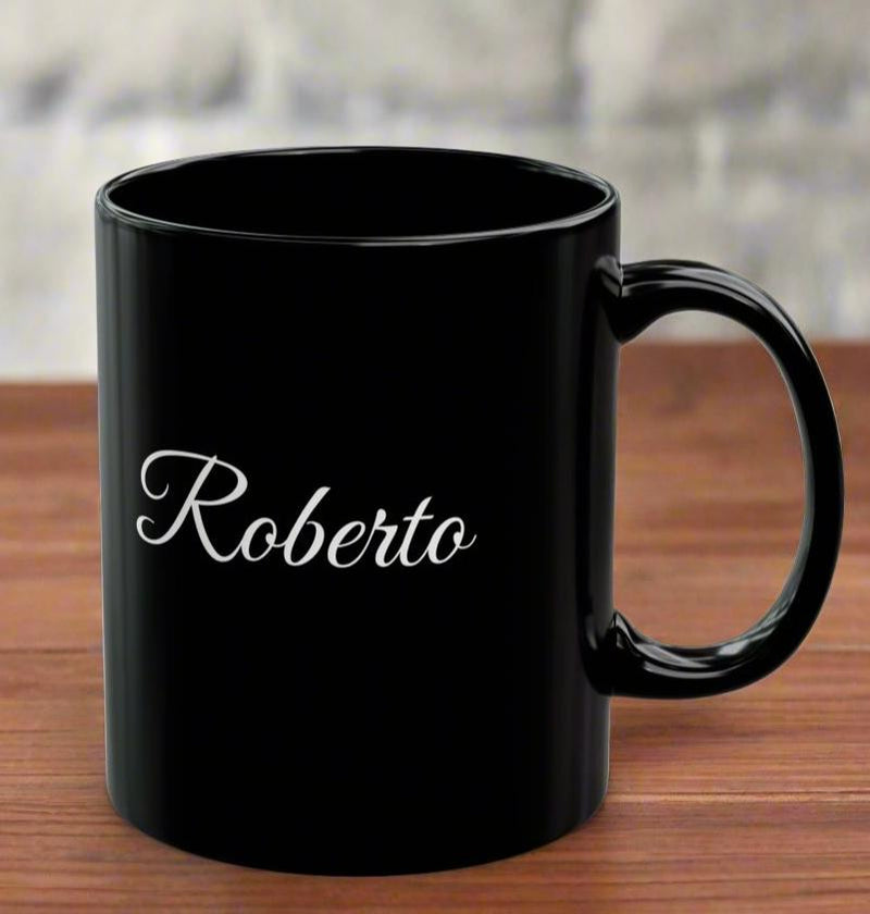 Personalized "100 % Boricua" Sports-car Black Mug 11oz -🇵🇷✨Puerto Rico flag -