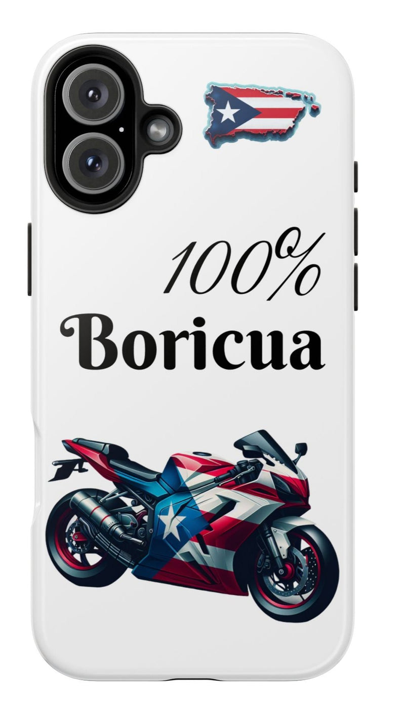 iPhone Tough Case - 100% Boricua - Puerto Rico Flag - Weeeepa!