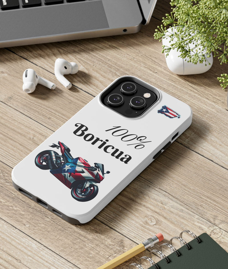iPhone Tough Case - 100% Boricua - Puerto Rico Flag - Weeeepa!