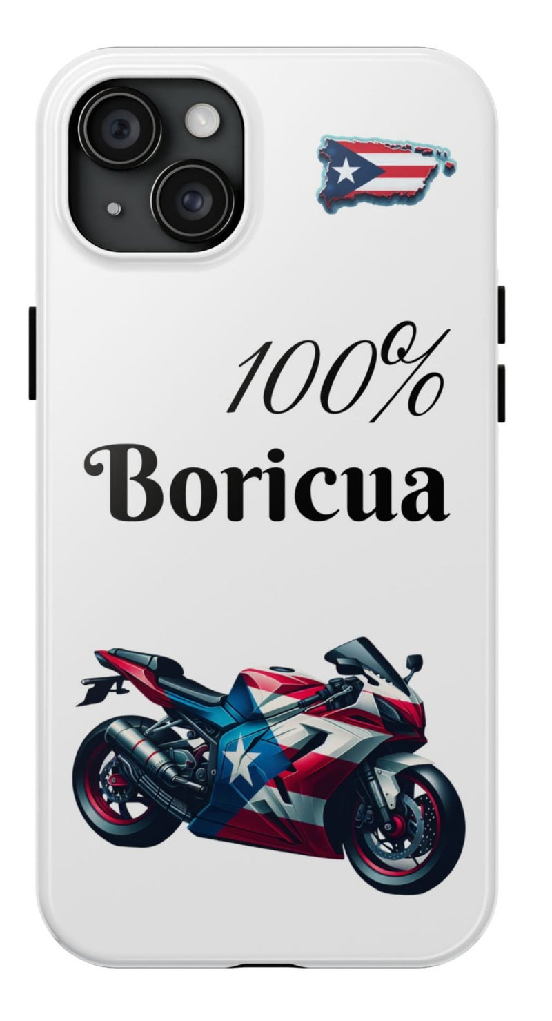 iPhone Tough Case - 100% Boricua - Puerto Rico Flag - Weeeepa!