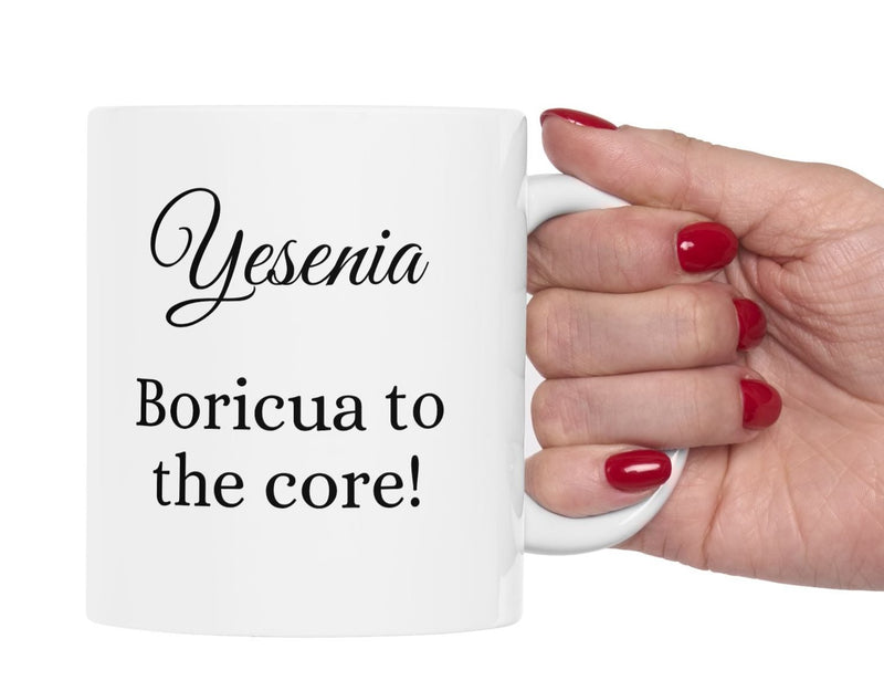 Personalized Puerto Rico Mug 11oz - Boricua to the Core