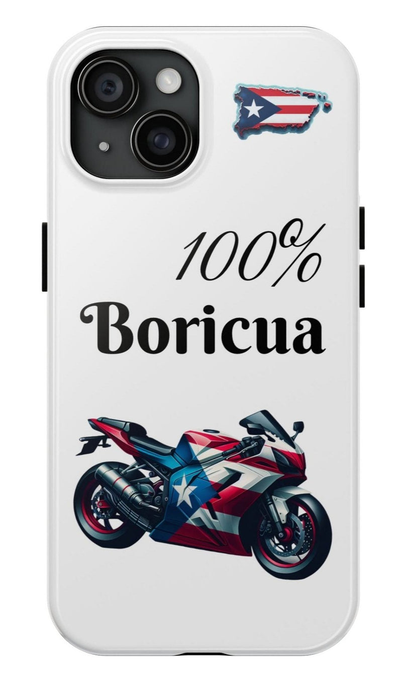 iPhone Tough Case - 100% Boricua - Puerto Rico Flag - Weeeepa!