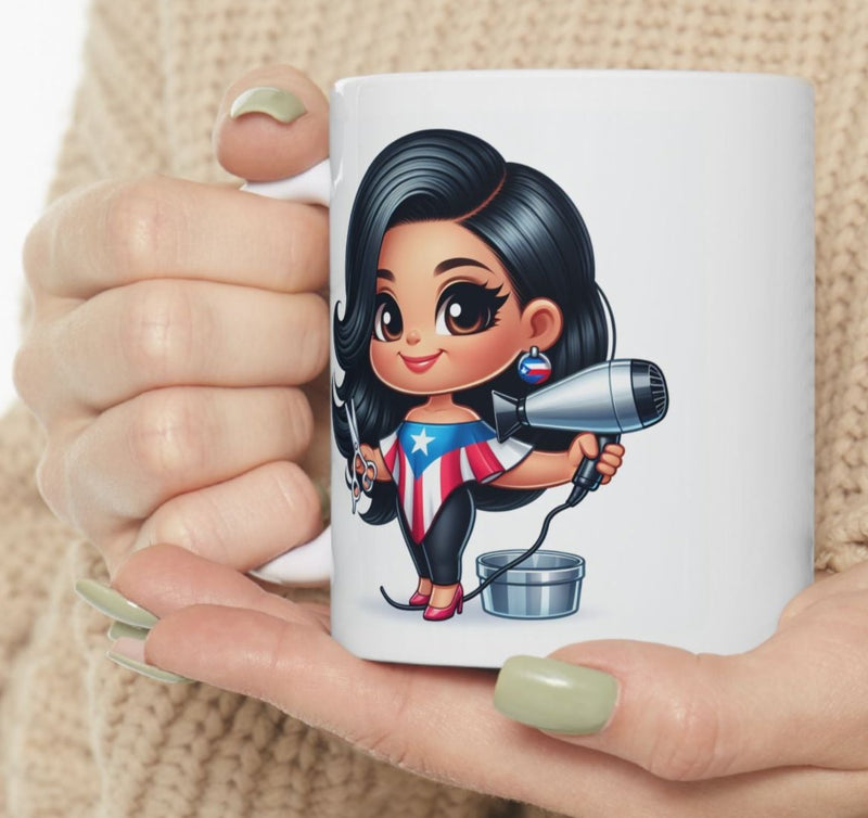 Latina Hair Stylist Mug