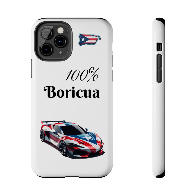 iPhone Tough Case - 100% Boricua - Puerto Rico Flag - Weeeepa!