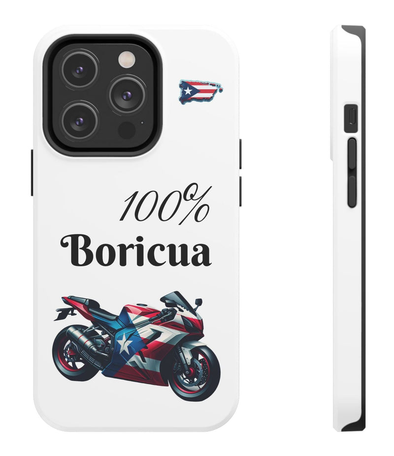 iPhone Tough Case - 100% Boricua - Puerto Rico Flag - Weeeepa!