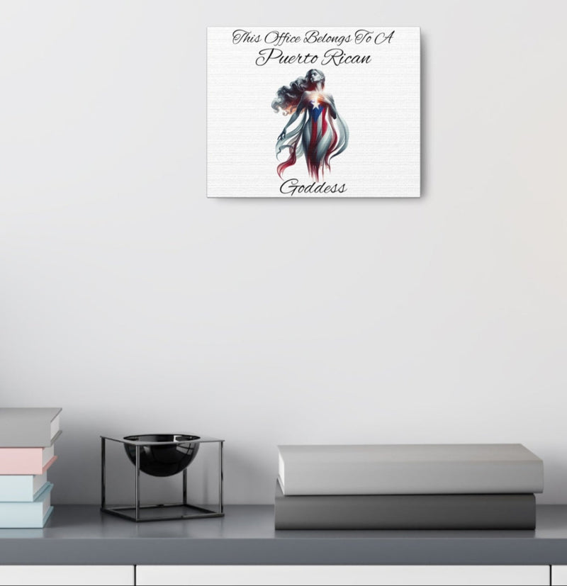 Puerto Rican Goddess office Canvas Gallery Wrap