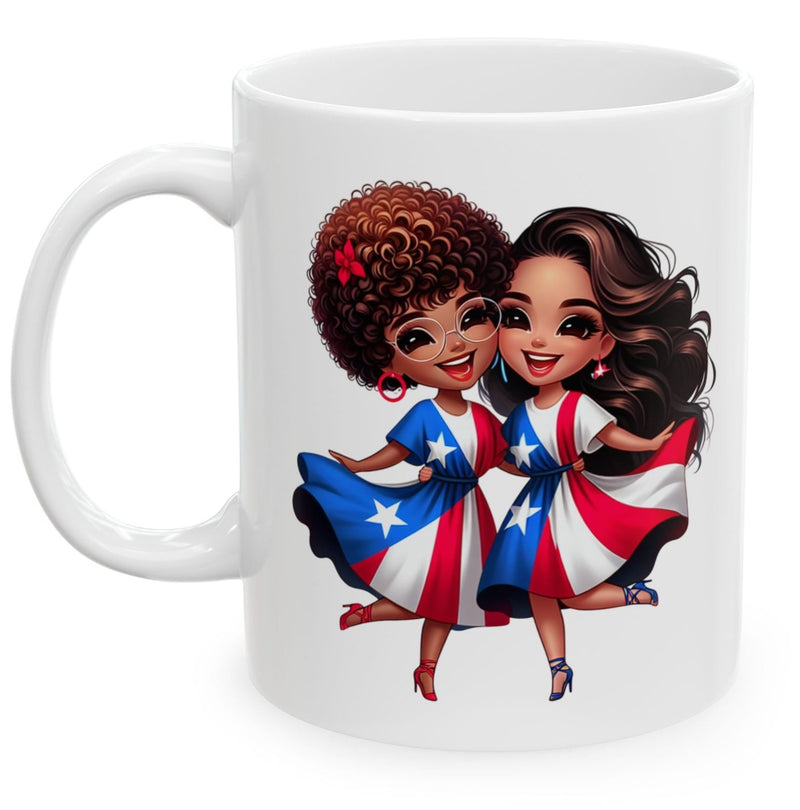 Latina Amiga Mug/Taza - La vida es mejor con una Hermana a tu lado.