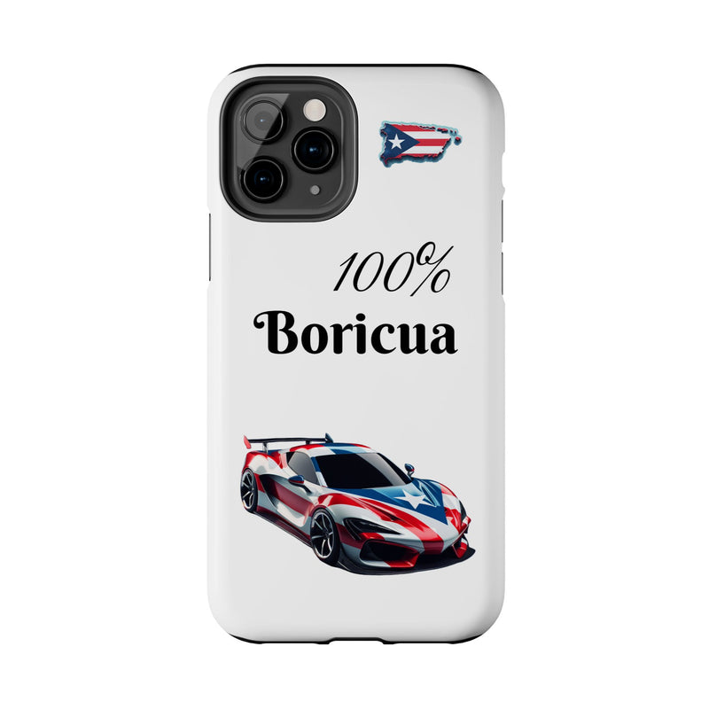 iPhone Tough Case - 100% Boricua - Puerto Rico Flag - Weeeepa!