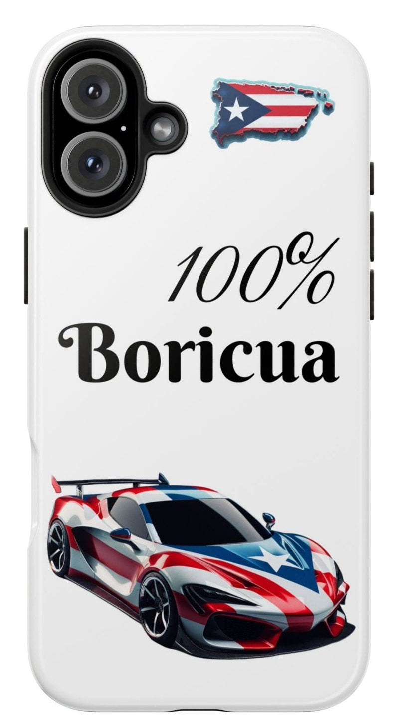 iPhone Tough Case - 100% Boricua - Puerto Rico Flag - Weeeepa!