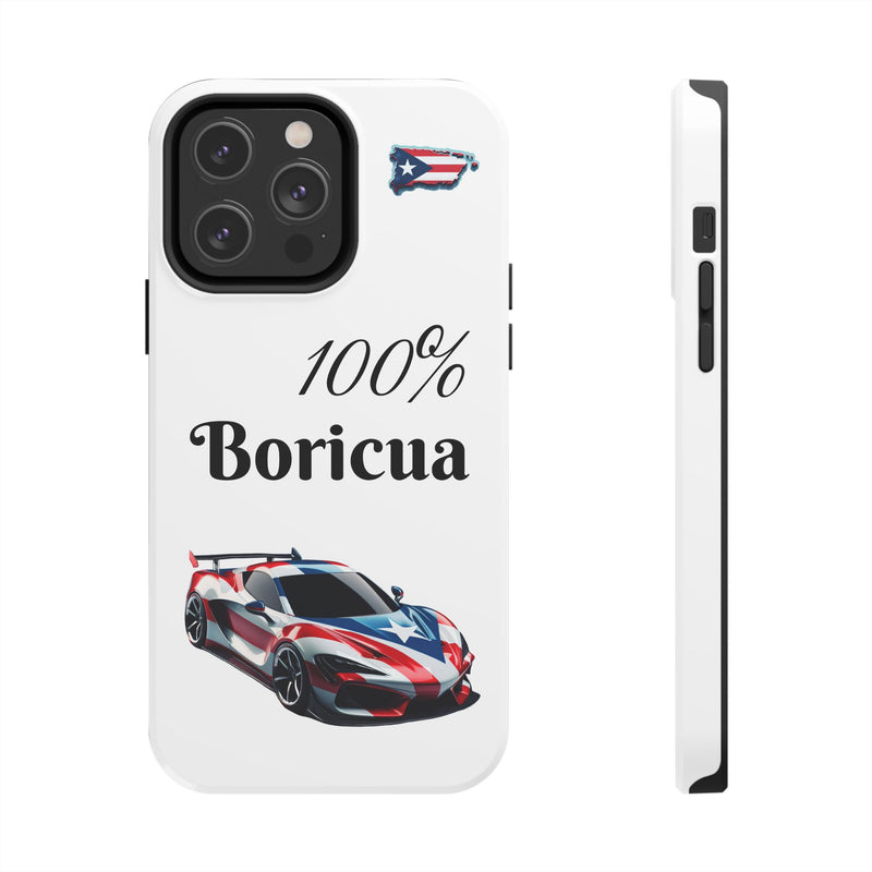 iPhone Tough Case - 100% Boricua - Puerto Rico Flag - Weeeepa!