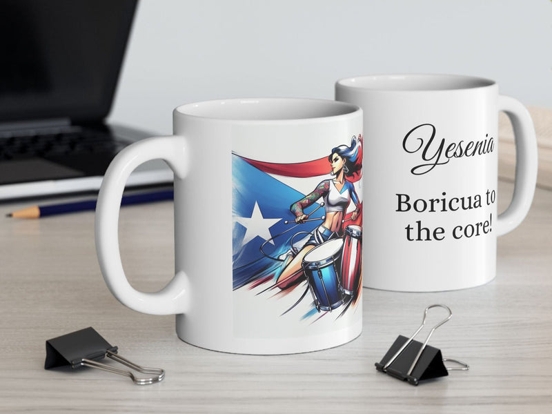Personalized Puerto Rico Mug 11oz - Boricua to the Core