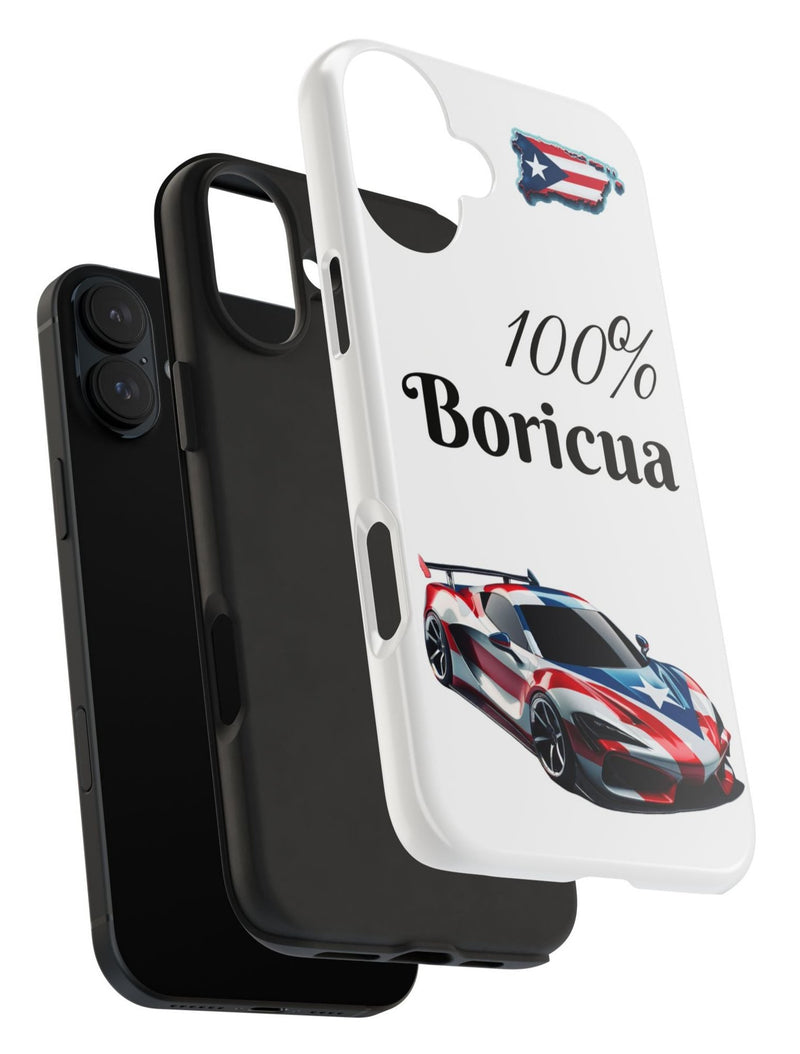 iPhone Tough Case - 100% Boricua - Puerto Rico Flag - Weeeepa!